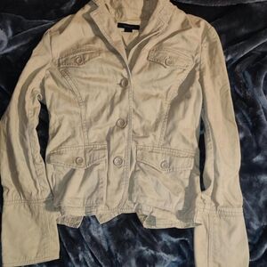 Express Tan Utility Jacket Size S